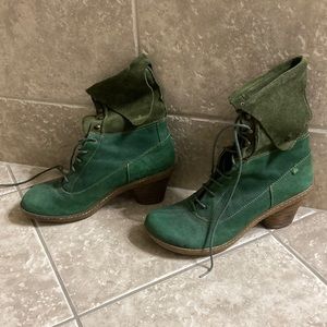 Green El Naturalista ankle boot